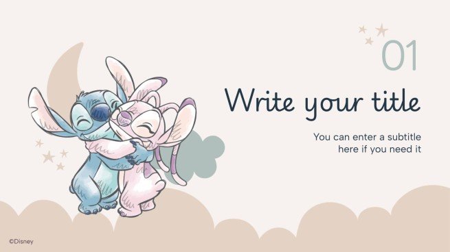 Lilo and Stitch presentation template 