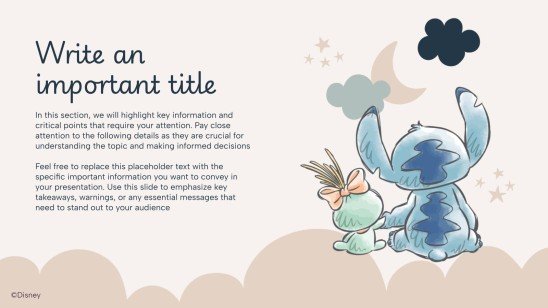 Lilo and Stitch presentation template 
