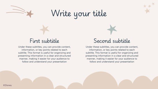 Lilo and Stitch presentation template 