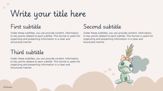 Lilo and Stitch presentation template 