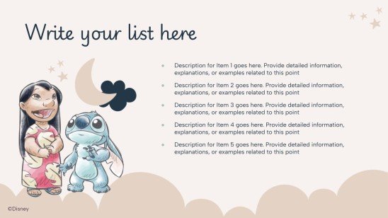 Lilo and Stitch presentation template 