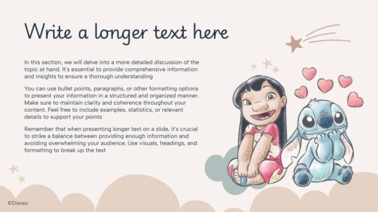 Lilo and Stitch presentation template 