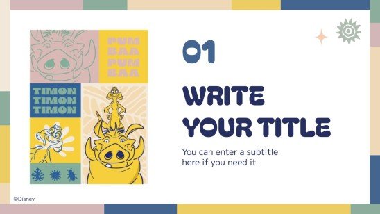 Plantilla de presentación El Rey León