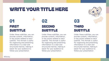 Plantilla de presentación El Rey León