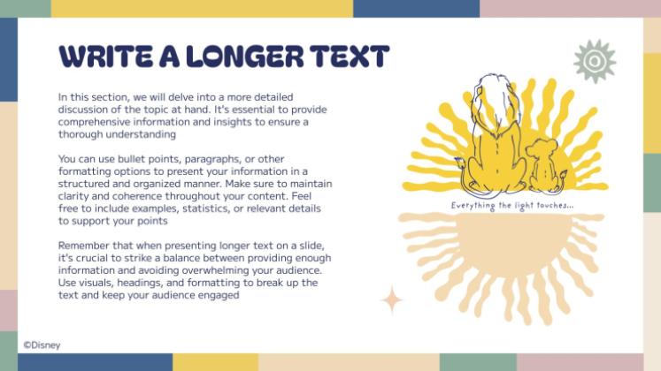 Plantilla de presentación El Rey León