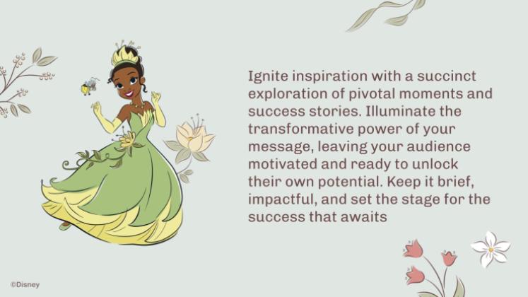 Plantilla de presentación Princesas Disney: Infantil y hecho a mano