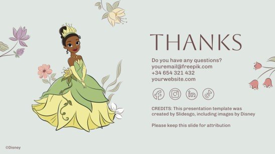 Plantilla de presentación Princesas Disney: Infantil y hecho a mano