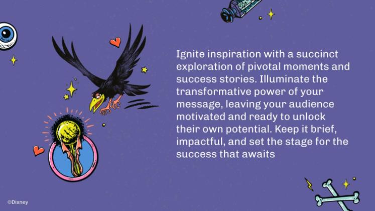 Plantilla de presentación Villanos Disney: Estilo hecho a mano