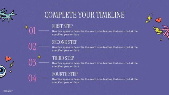 Plantilla de presentación Villanos Disney: Estilo hecho a mano