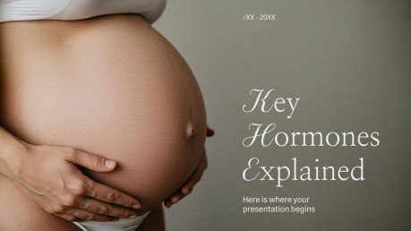 Les hormones clés expliquées Modèles de présentation