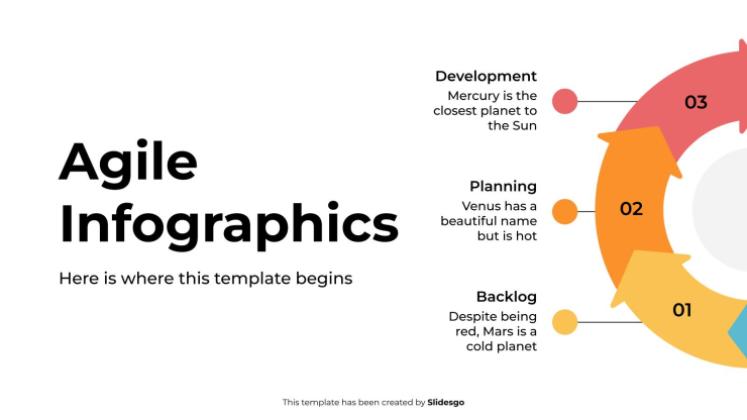 Plantilla de presentación Infografías ágiles