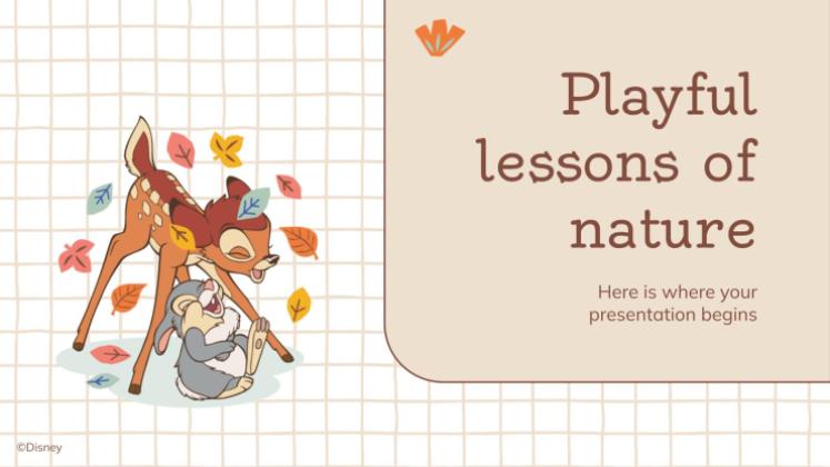 Modelo de apresentação Bambi