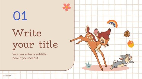 Modelo de apresentação Bambi