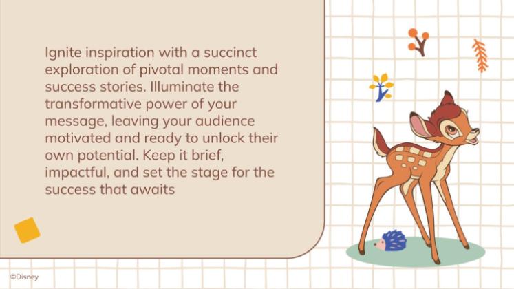 Modelo de apresentação Bambi