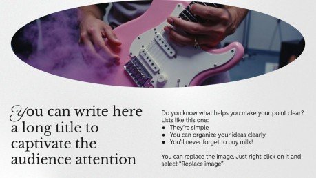 Basic Guitar Chords presentation template 