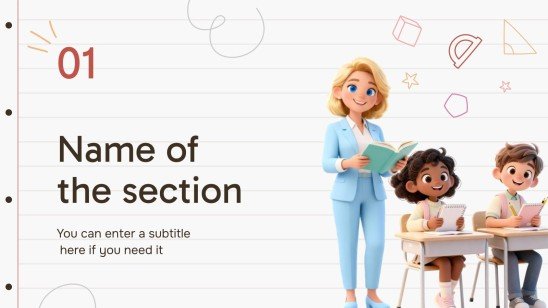 초등학교 개학 프레젠테이션 템플릿