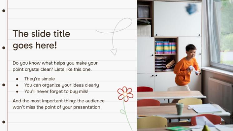 초등학교 개학 프레젠테이션 템플릿