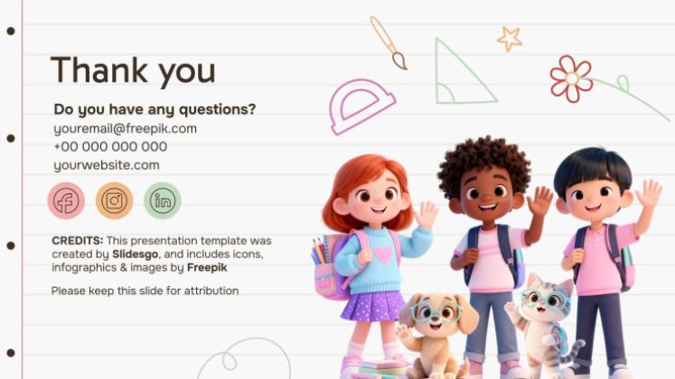 초등학교 개학 프레젠테이션 템플릿