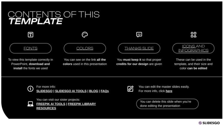 소셜 미디어 트렌드 프레젠테이션 템플릿