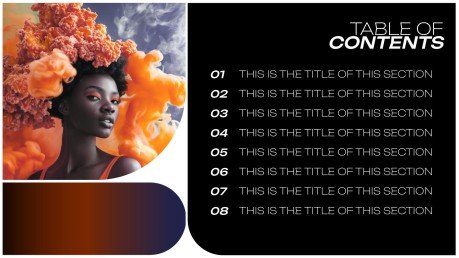 소셜 미디어 트렌드 프레젠테이션 템플릿