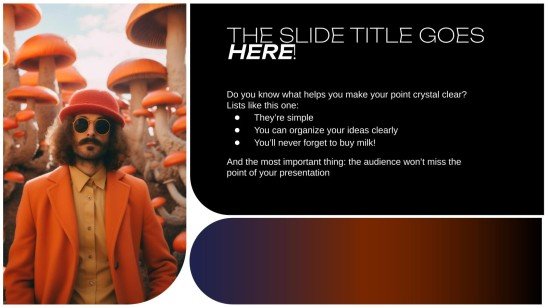 소셜 미디어 트렌드 프레젠테이션 템플릿