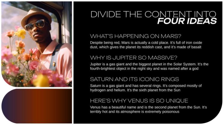 소셜 미디어 트렌드 프레젠테이션 템플릿