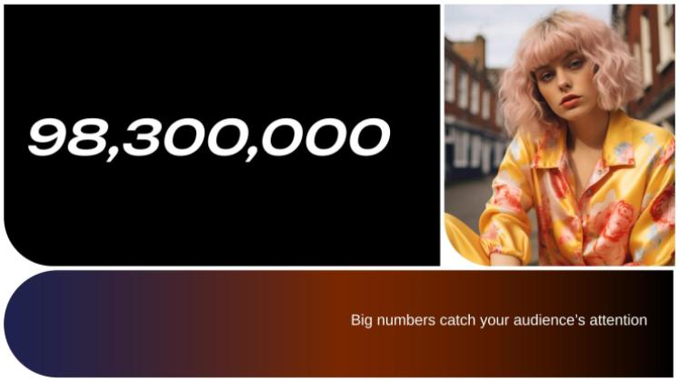 소셜 미디어 트렌드 프레젠테이션 템플릿