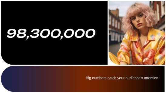 소셜 미디어 트렌드 프레젠테이션 템플릿