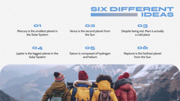 Expérience de camp d'hiver Modèles de présentation