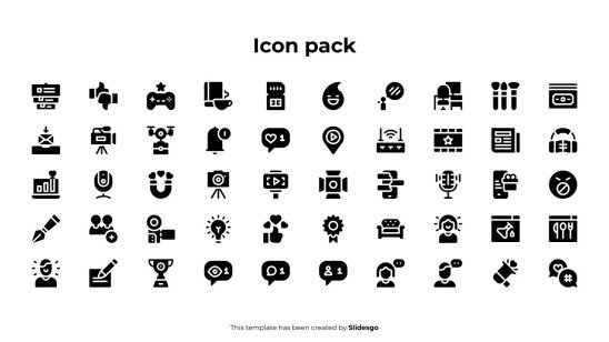 Infographie sur le pouvoir des médias sociaux Modèles de présentation