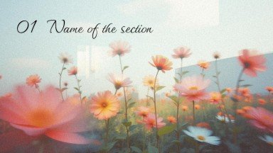 Botanische Ästhetik Präsentationsvorlage