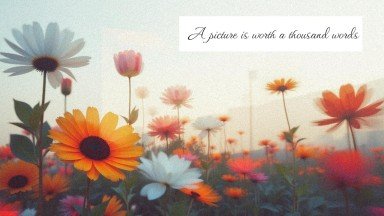 Botanische Ästhetik Präsentationsvorlage