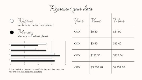 Botanische Ästhetik Präsentationsvorlage