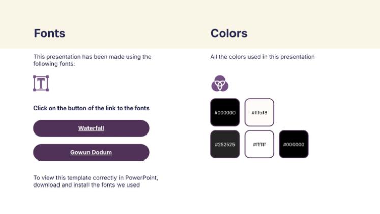 Botanische Ästhetik Präsentationsvorlage