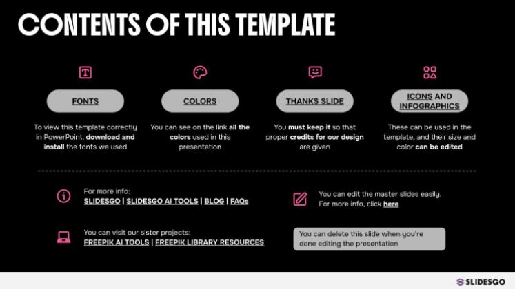 Modelo de apresentação Inspiração para lâmpada de lava