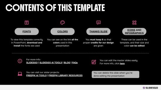 Modelo de apresentação Inspiração para lâmpada de lava