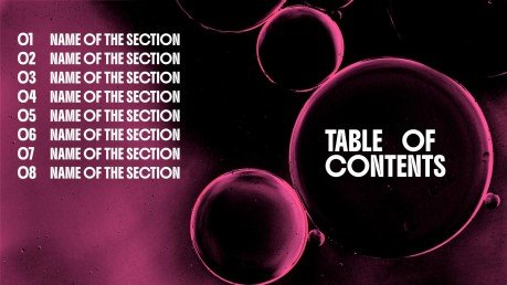 Modelo de apresentação Inspiração para lâmpada de lava