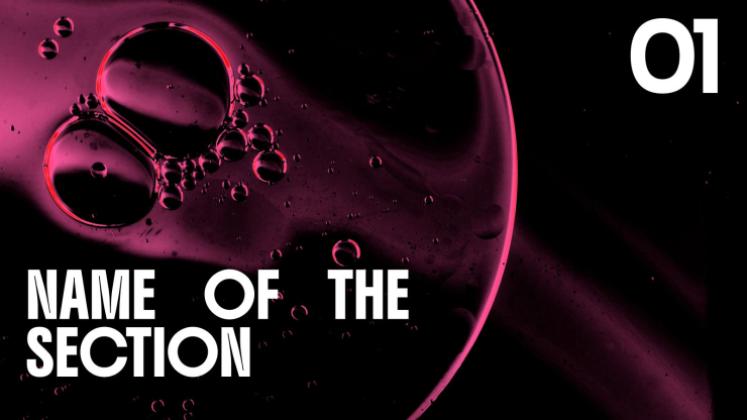 Modelo de apresentação Inspiração para lâmpada de lava