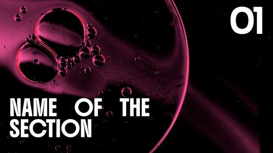 Modelo de apresentação Inspiração para lâmpada de lava