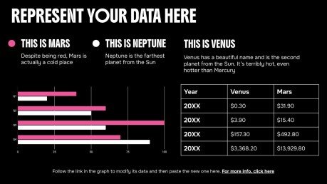 Modelo de apresentação Inspiração para lâmpada de lava