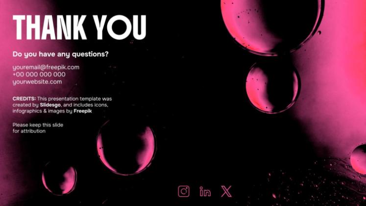 Modelo de apresentação Inspiração para lâmpada de lava