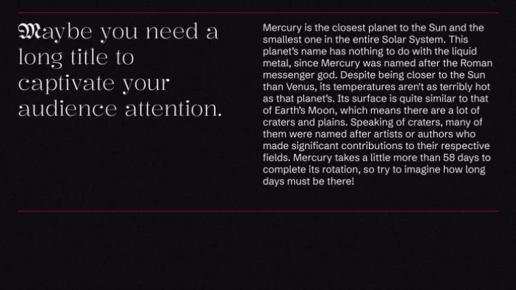 Magazine éditorial Modèles de présentation