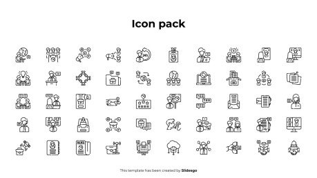 Infographies sur les rôles lors des réunions d'affaires Modèles de présentation
