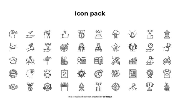 Modelo de apresentação Infográficos de Diagrama de Alinhamento de Metas