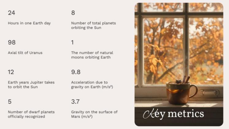 가을을 맞이하세요 프레젠테이션 템플릿