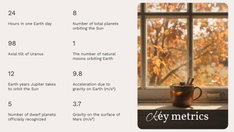 가을을 맞이하세요 프레젠테이션 템플릿