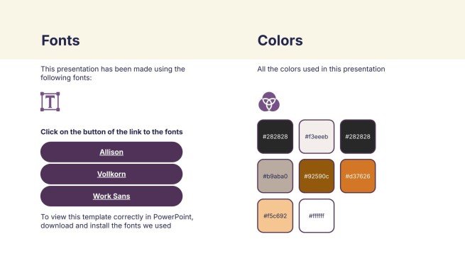 가을을 맞이하세요 프레젠테이션 템플릿
