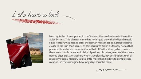 Inspiring Vision Board presentation template 