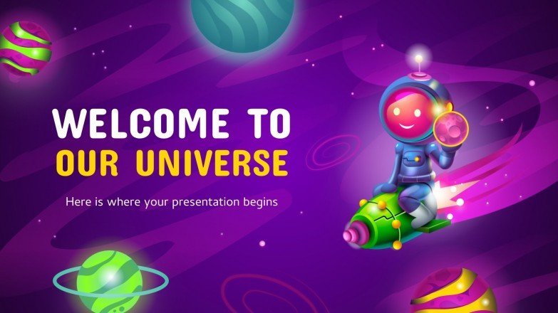 Plantillas de Google Slides y PPT sobre el espacio exterior