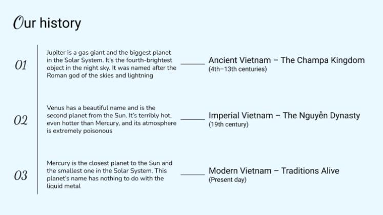 Plantilla de presentación Descubra el rico patrimonio de Vietnam